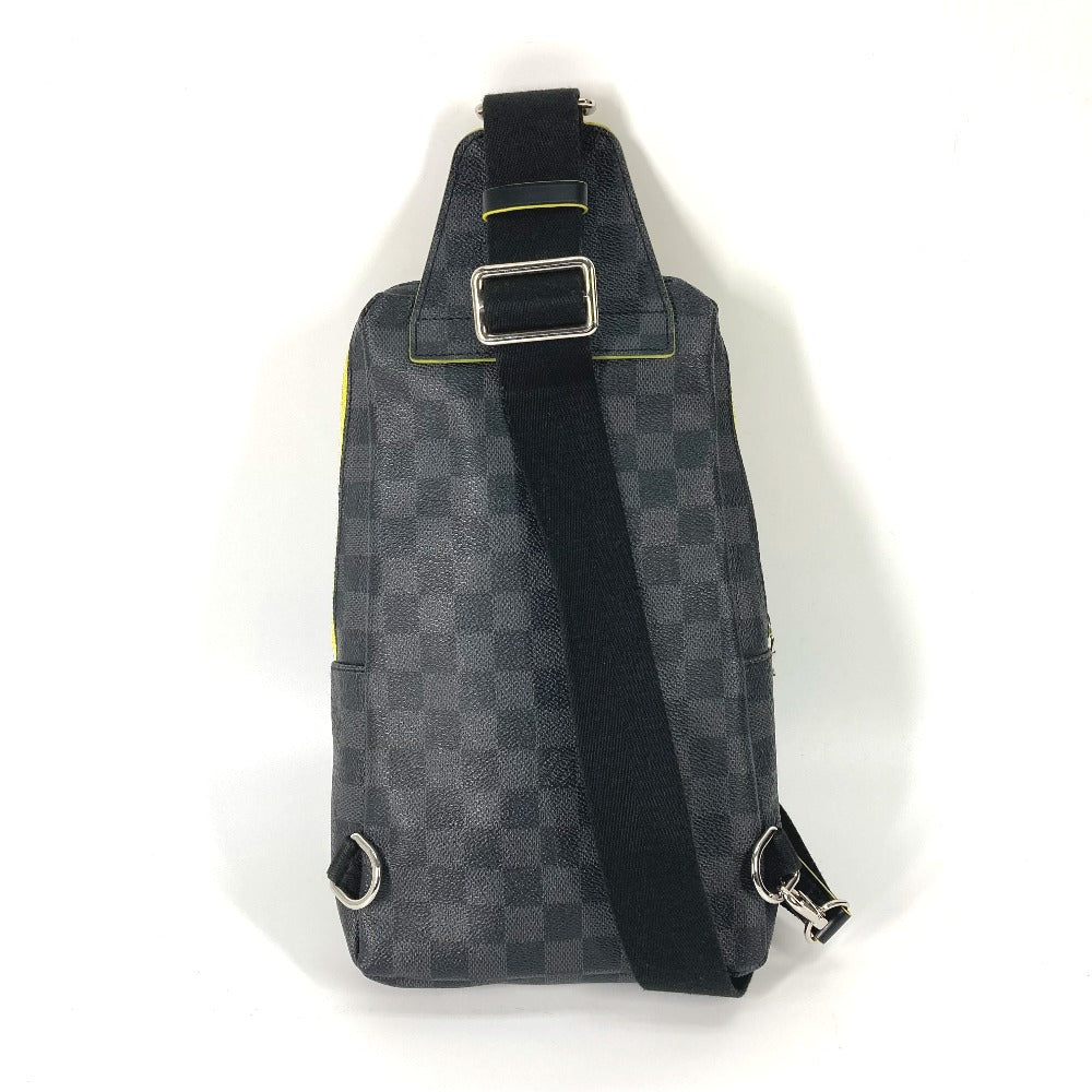 Louis Vuitton N42424 Damier Grafitto Damier Grafitte Canvas Black Crossbody Bag