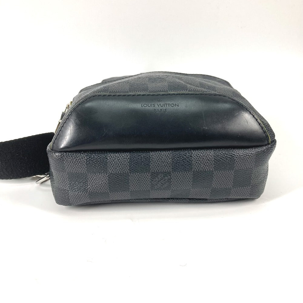 Louis Vuitton N42424 Damier Grafitto Damier Grafitte Canvas Black Crossbody Bag