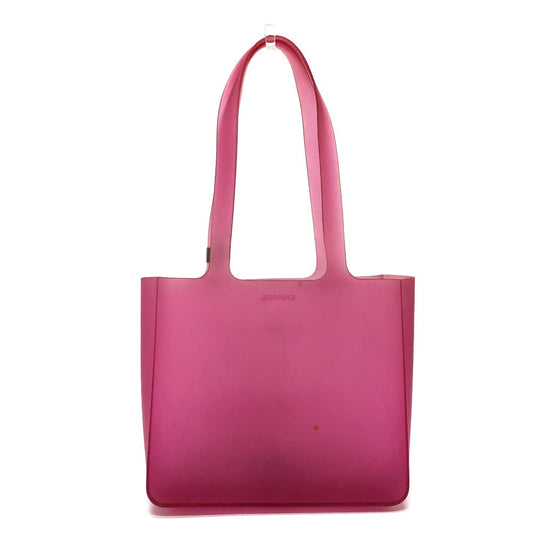 CHANEL Tote Bag rubber purple logo COCO Mark Women  