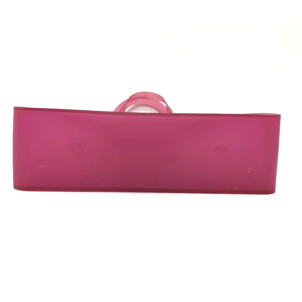 CHANEL Tote Bag rubber purple logo COCO Mark Women  
