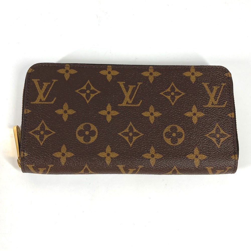 Louis Vuitton Long Purse M41895 Zippy Monogram Canvas Brown Wallet Case G 25