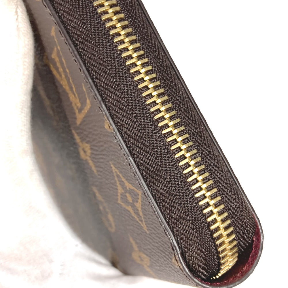 Louis Vuitton Long Purse M41895 Zippy Monogram Canvas Brown Wallet Case G 25