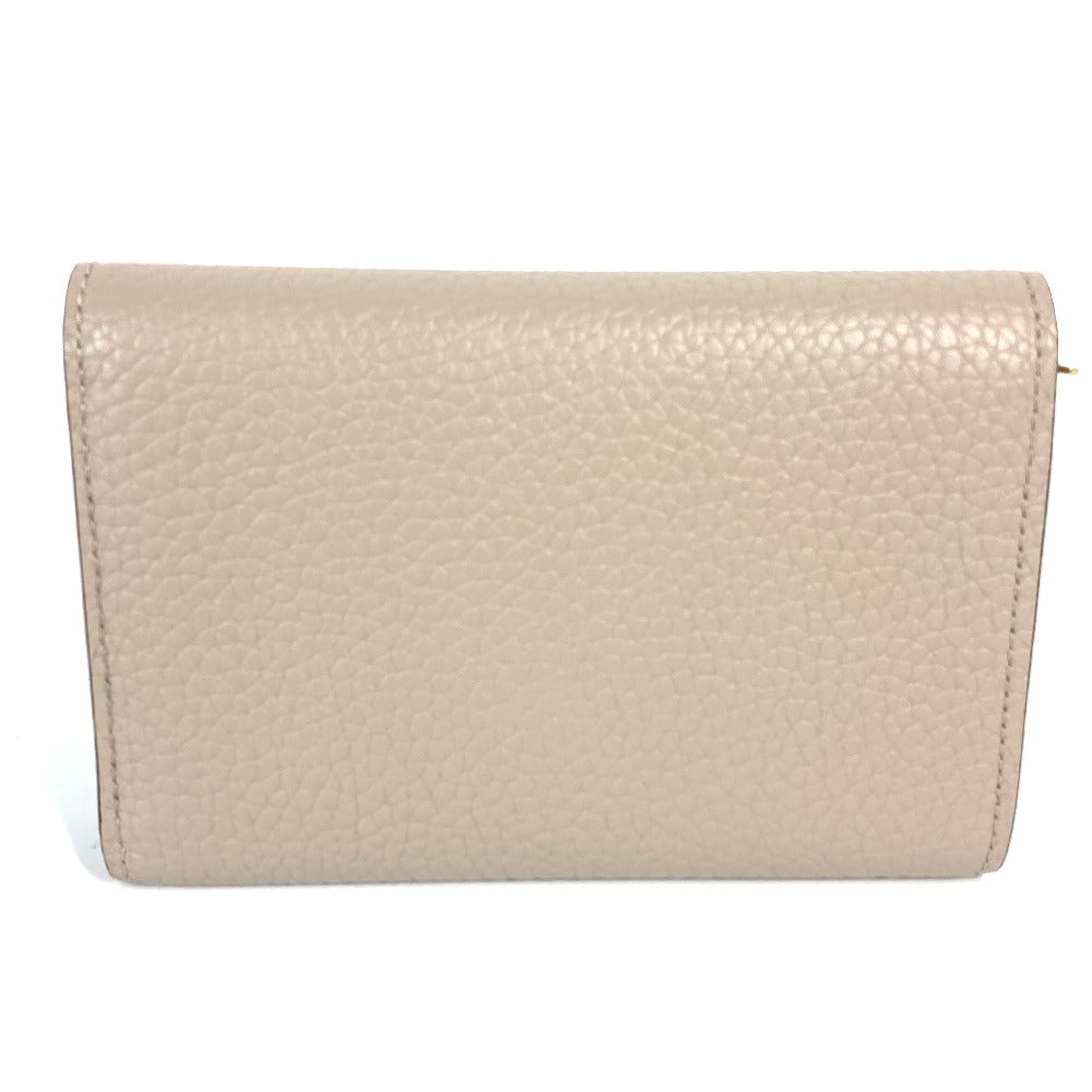 Louis Vuitton Trifold M62159 Taurillon Clemence Portefeuille Leather Beige Wallet Case