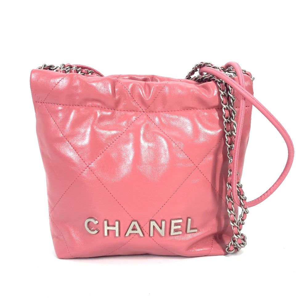 Chanel Calfskin 22 Pink Shoulder Bag
