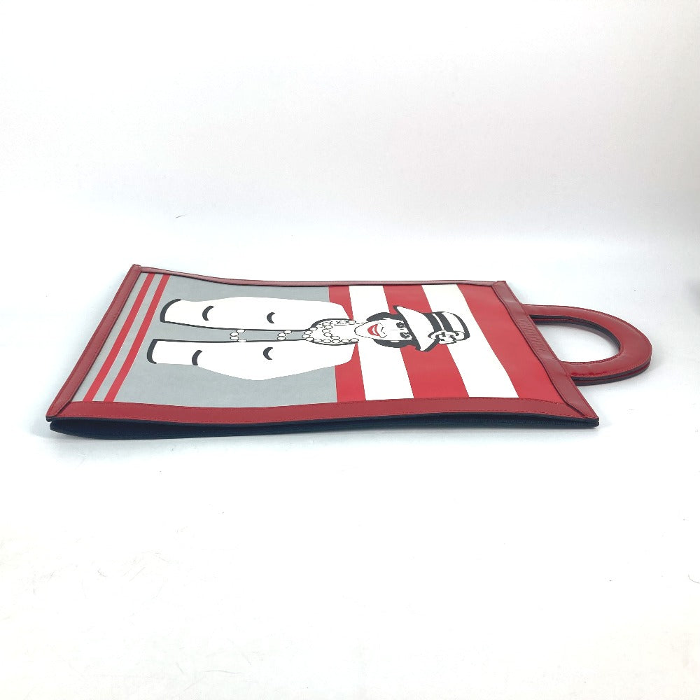 Chanel patent Vertical Mademoiselle Coco Red Leather Tote Bag