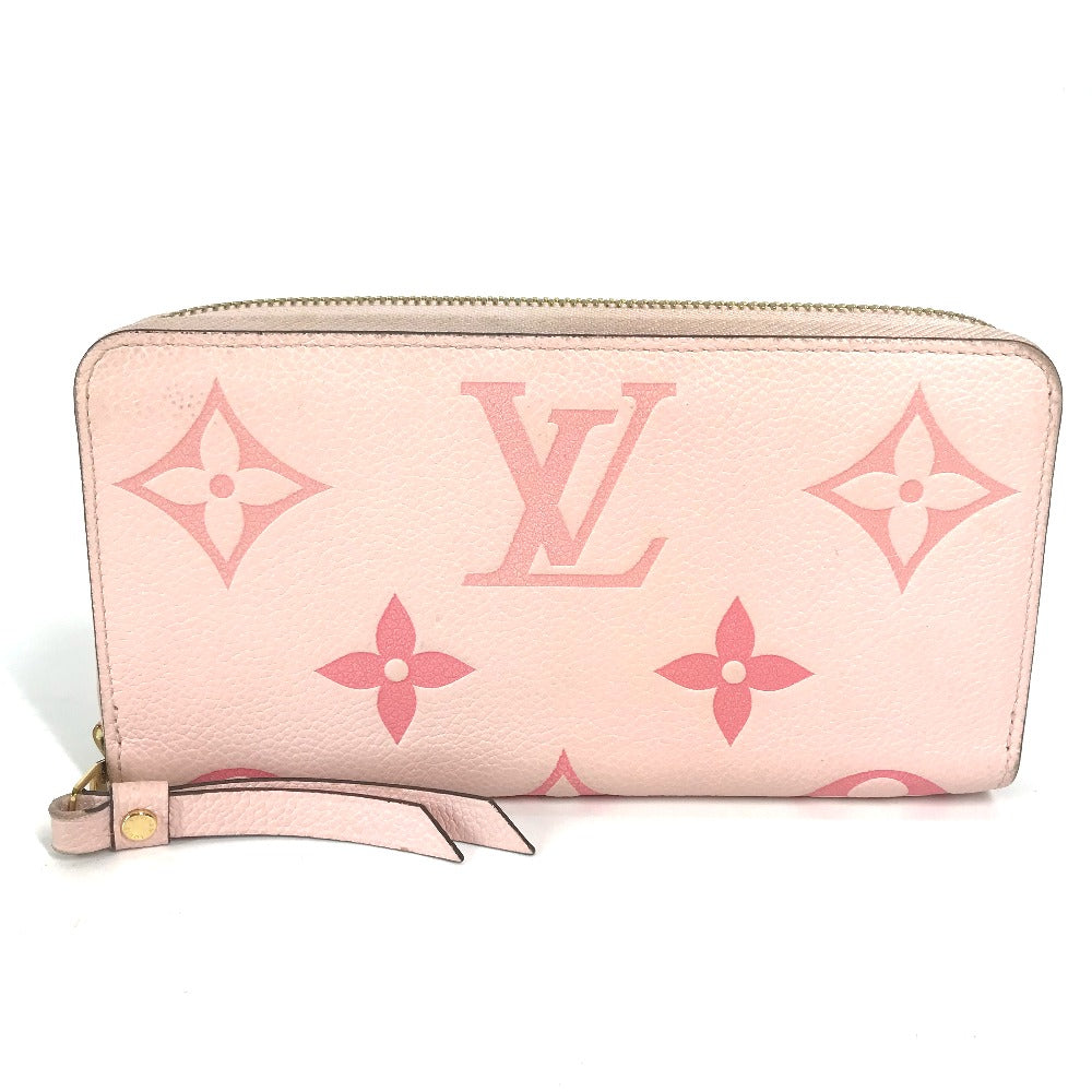 Louis Vuitton Long Purse M80403 Ann Platt Monogram Leather Pink Wallet Case G 69