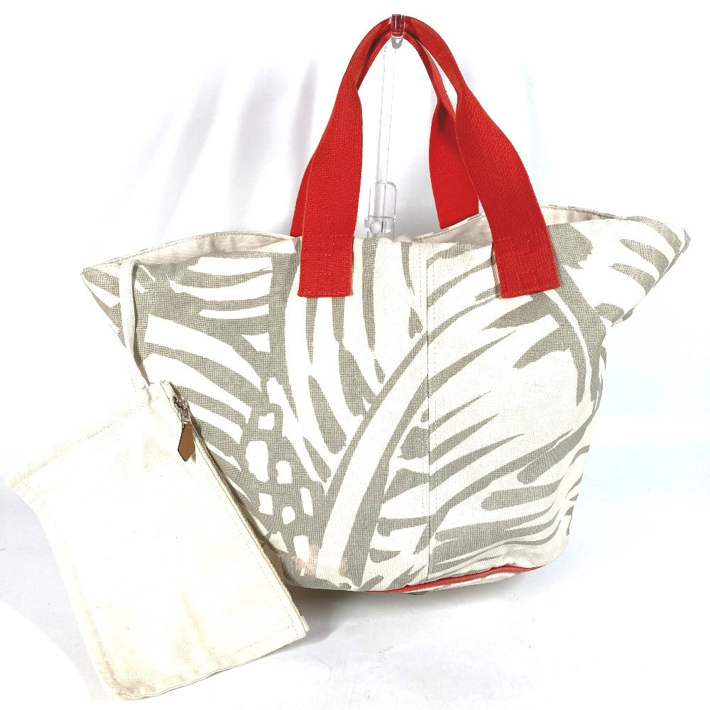 Shoulder Bag With Porch Pannier Platge Canvas Beige