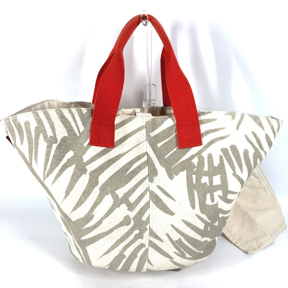 Shoulder Bag With Porch Pannier Platge Canvas Beige
