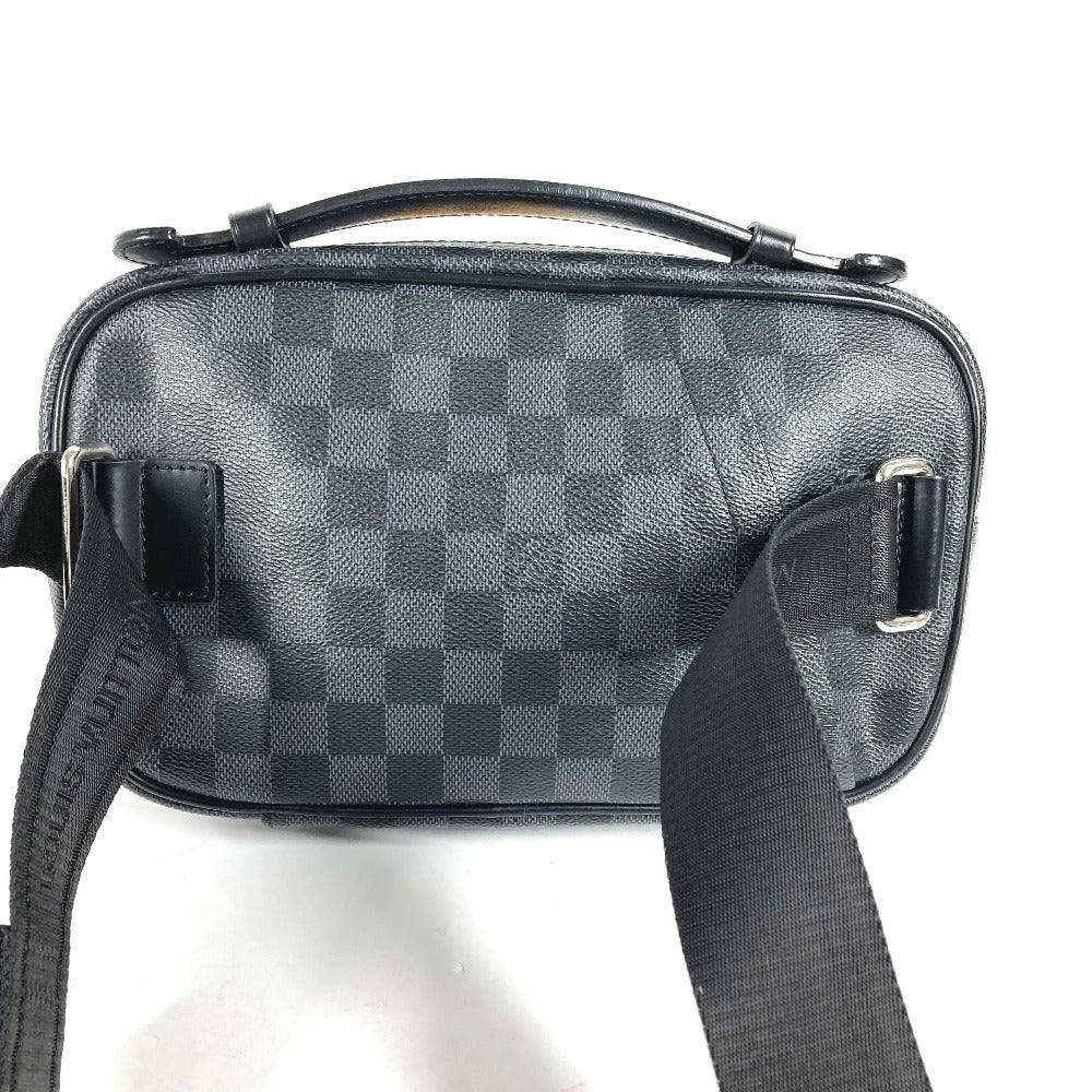 Louis Vuitton Sling N41289 Damier Grafitto Damier Canvas Black Crossbody Bag
