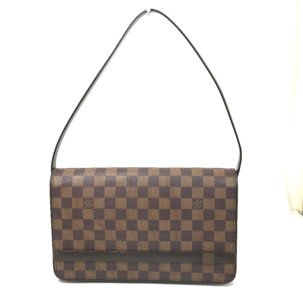 Louis Vuitton N51160 Damier Tribeca Ron Canvas Brown Shoulder Bag G 18