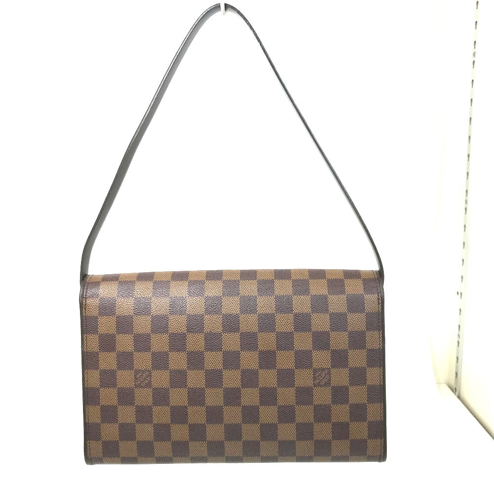 Louis Vuitton N51160 Damier Tribeca Ron Canvas Brown Shoulder Bag G 18