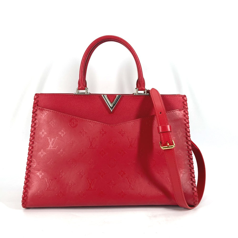 Louis Vuitton M54146 Very Zip Monogram Leather Red Shoulder Bag