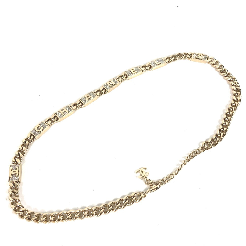 CHANEL belt metal gold B21C COCO Mark Chain belt Women  