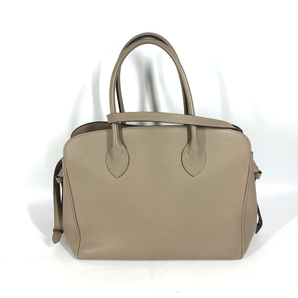 Louis Vuitton M51685 Taurillon Clemence Tourterelle 2WAY Leather Grey Crossbody Bag