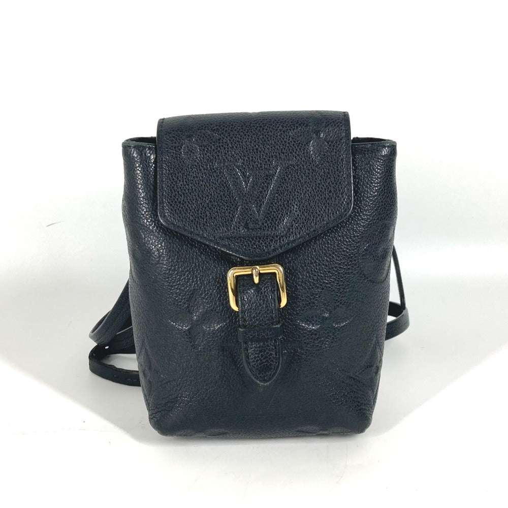 Louis Vuitton Backpack M80596 Ann Platt Ann Monogram Leather Black