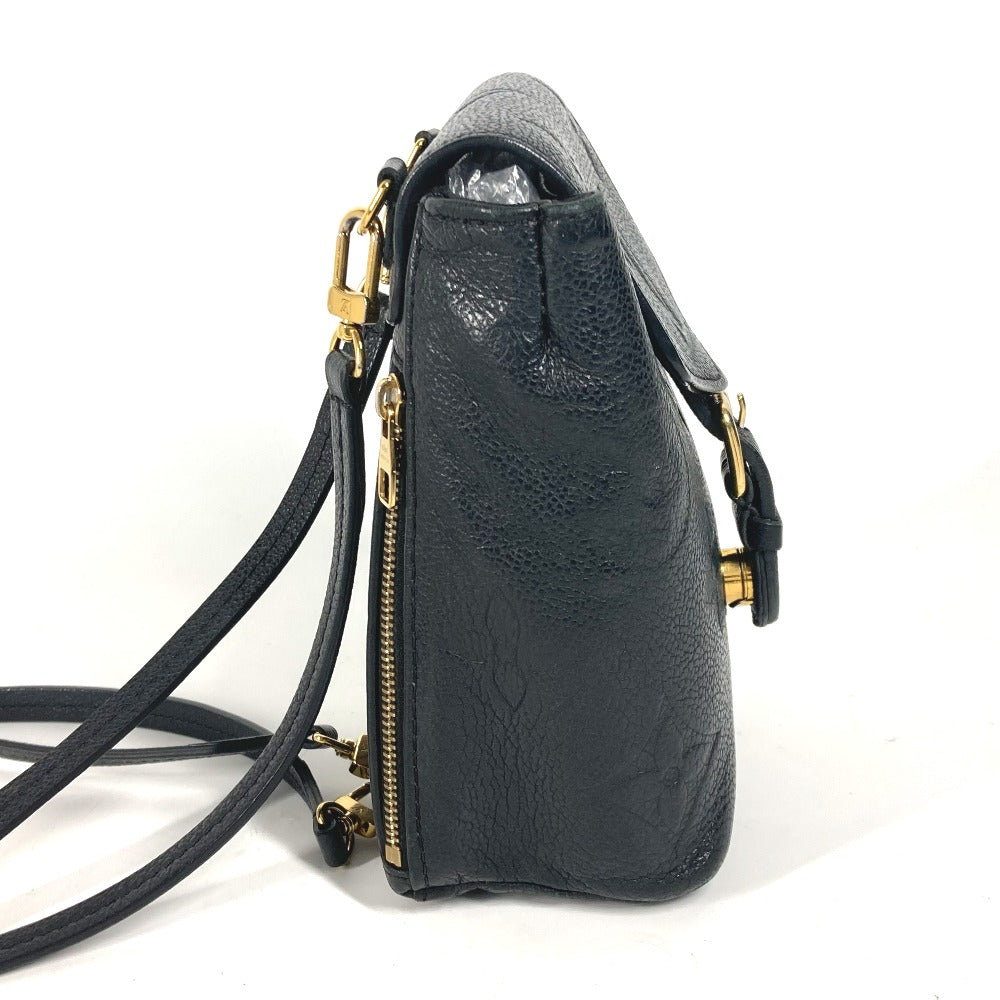 Louis Vuitton Backpack M80596 Ann Platt Ann Monogram Leather Black