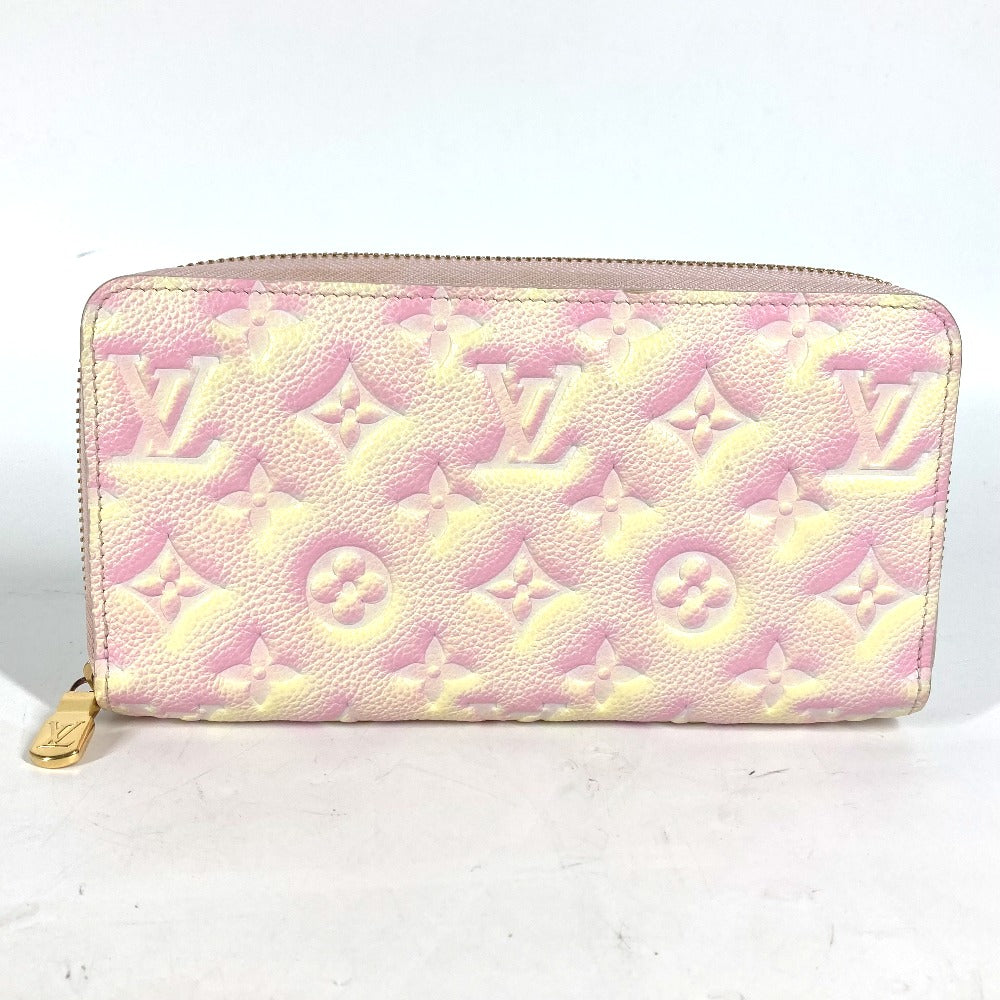 Louis Vuitton Long Purse M81299 Ann Platt Monogram Leather Pink Wallet Case G 40