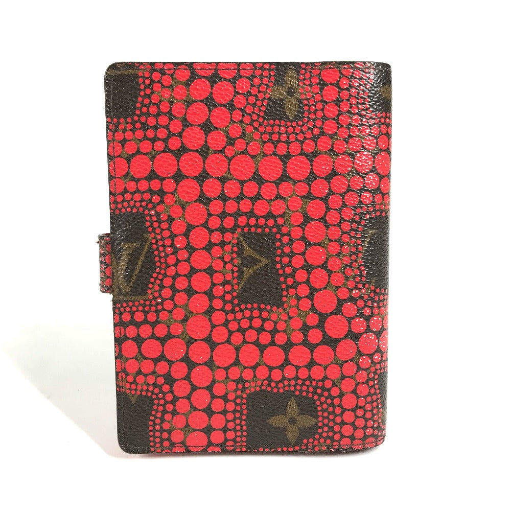 Louis Vuitton Notebook cover R21132 Yayoi Kusama Monogram Canvas Red Handbag