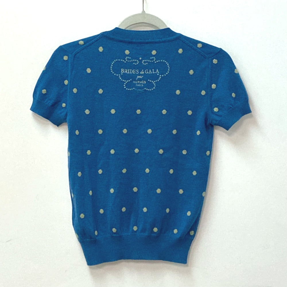 Knit Cashmere, Cotton Short Sleeve Brid Dougala Blue Travel Bag