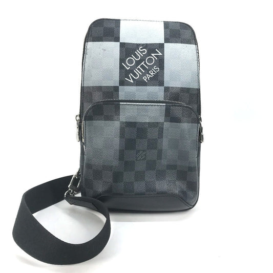 Louis Vuitton Sling N40403 Damier Graffit Giant Canvas Black Shoes