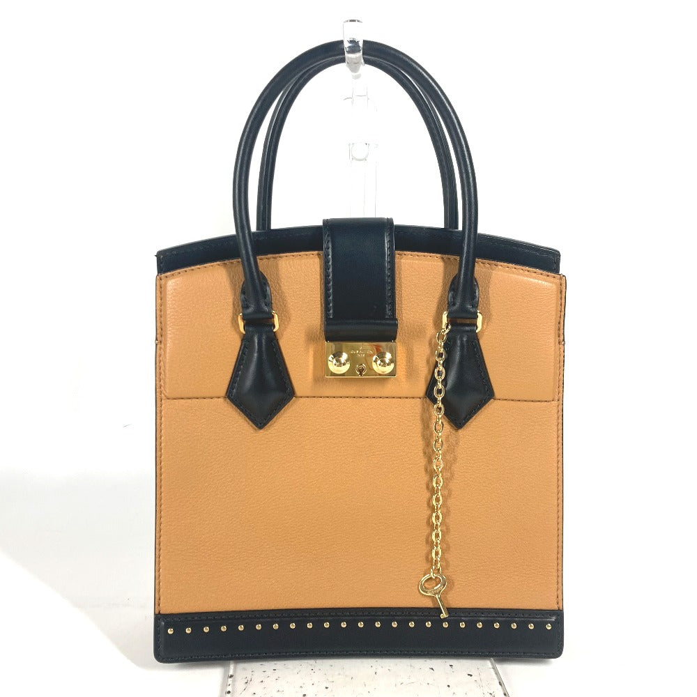 Louis Vuitton M51654 Studs Bicolor Coeur Marly Leather Beige Handbag