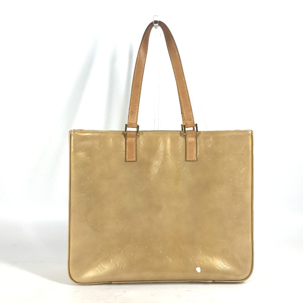 Louis Vuitton M91023 Vernis Columbus Monogram Canvas Gold Shoulder Bag