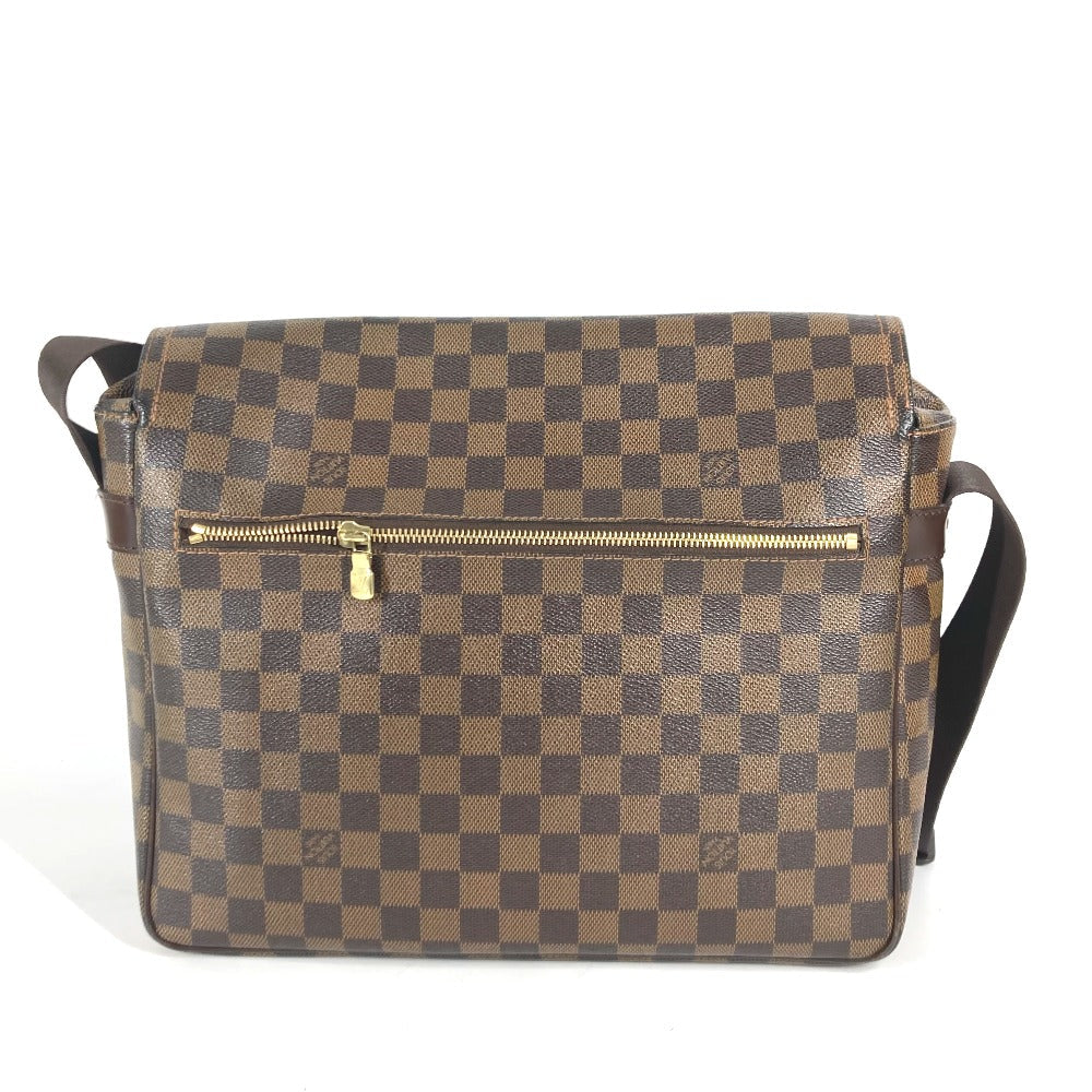 Louis Vuitton N51125 Damier Messenger Melwil Canvas Brown Crossbody Bag