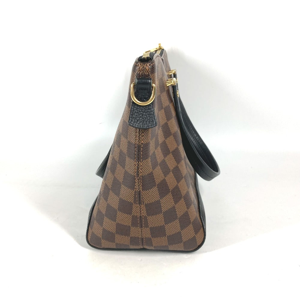 Louis Vuitton N41014 Damier Hyde Park Canvas Brown Shoulder Bag