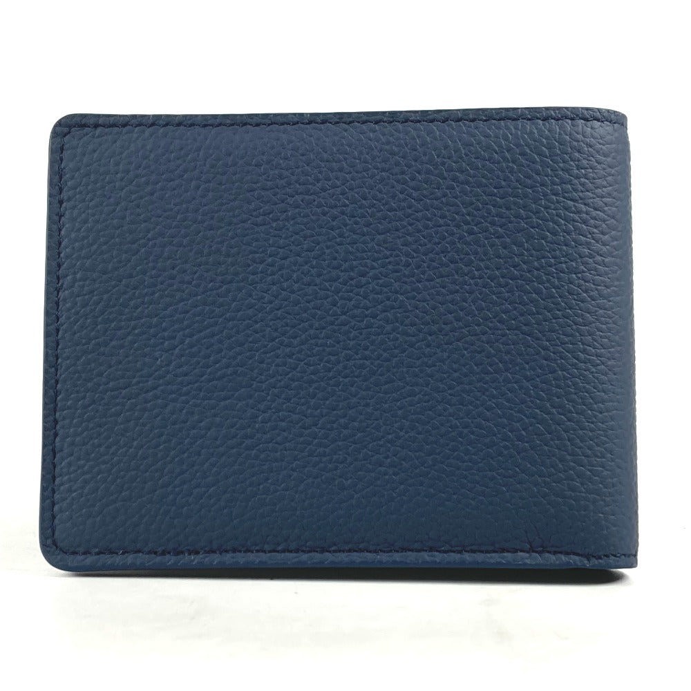 Louis Vuitton Folded M81822 Aero Portefeuille Leather Navy Wallet Case