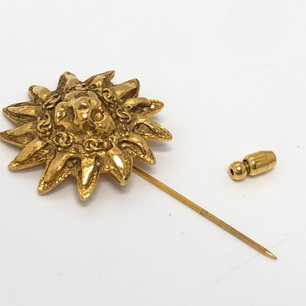 Chanel Brooch Gold Handbag G 26