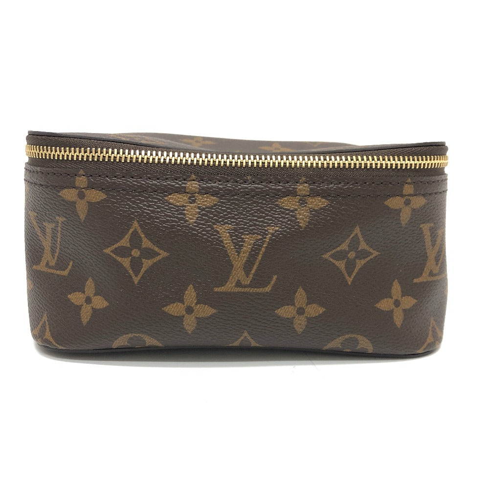 Louis Vuitton Cosmetics Pouch M43688 Cube de Monogram Canvas Brown Handbag