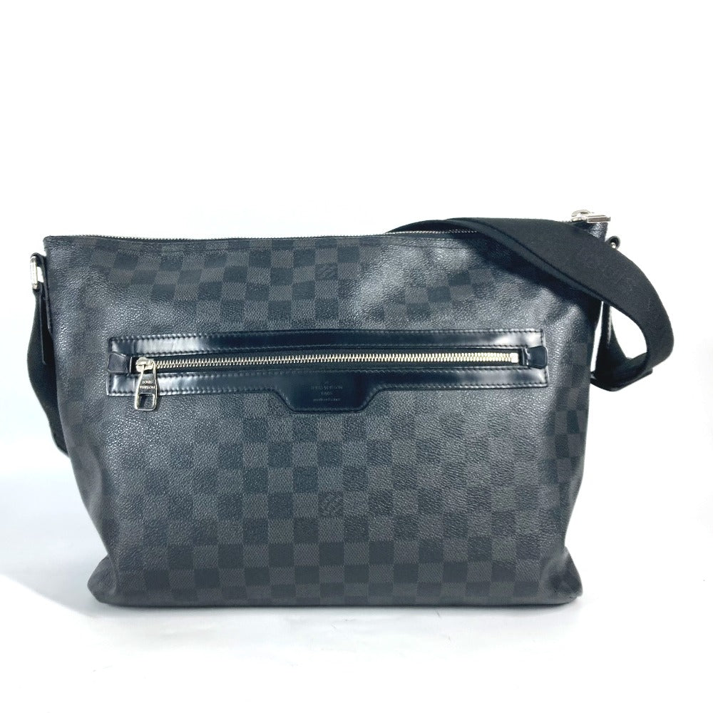 Louis Vuitton N41106 Damier Grafitto Damier Grafitte Canvas Black Shoulder Bag