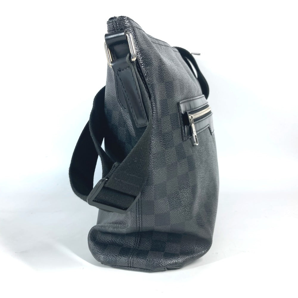 Louis Vuitton N41106 Damier Grafitto Damier Grafitte Canvas Black Shoulder Bag