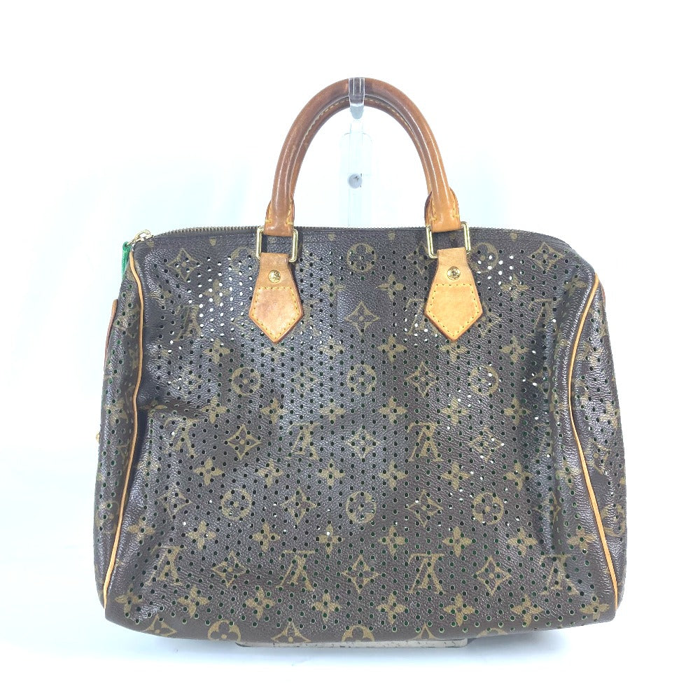 Louis Vuitton M95181 Perfo Speedy 30 Monogram Canvas Green Handbag