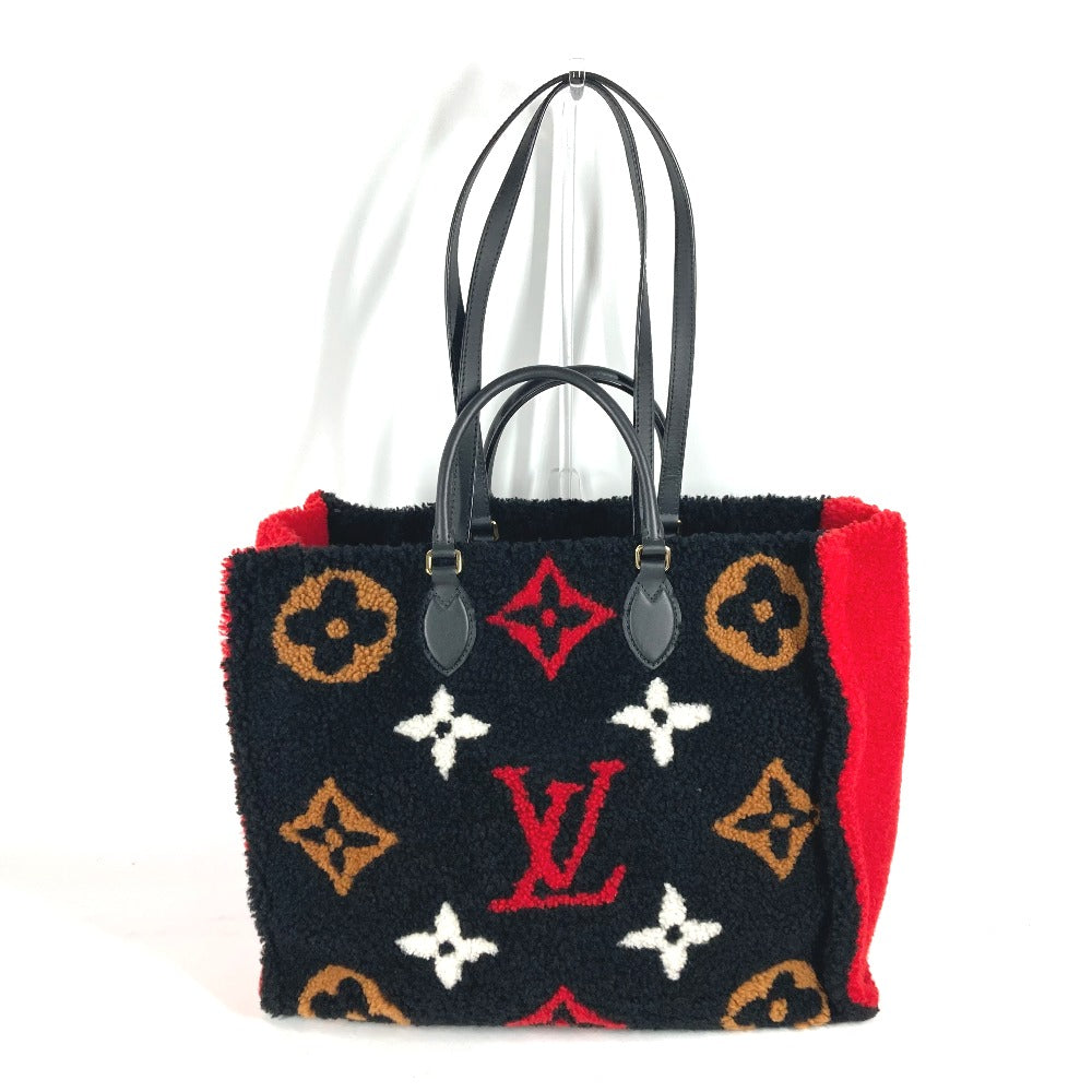 Louis Vuitton M55421 Shearing teddy On go Monogram Black Jewelry