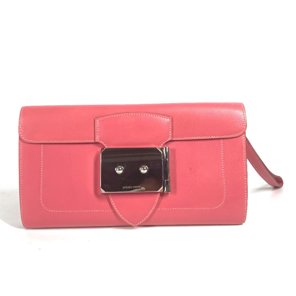 Hermes Clutch Bag Votadelakt Sac Clutch Good Lock Women Leather Pink