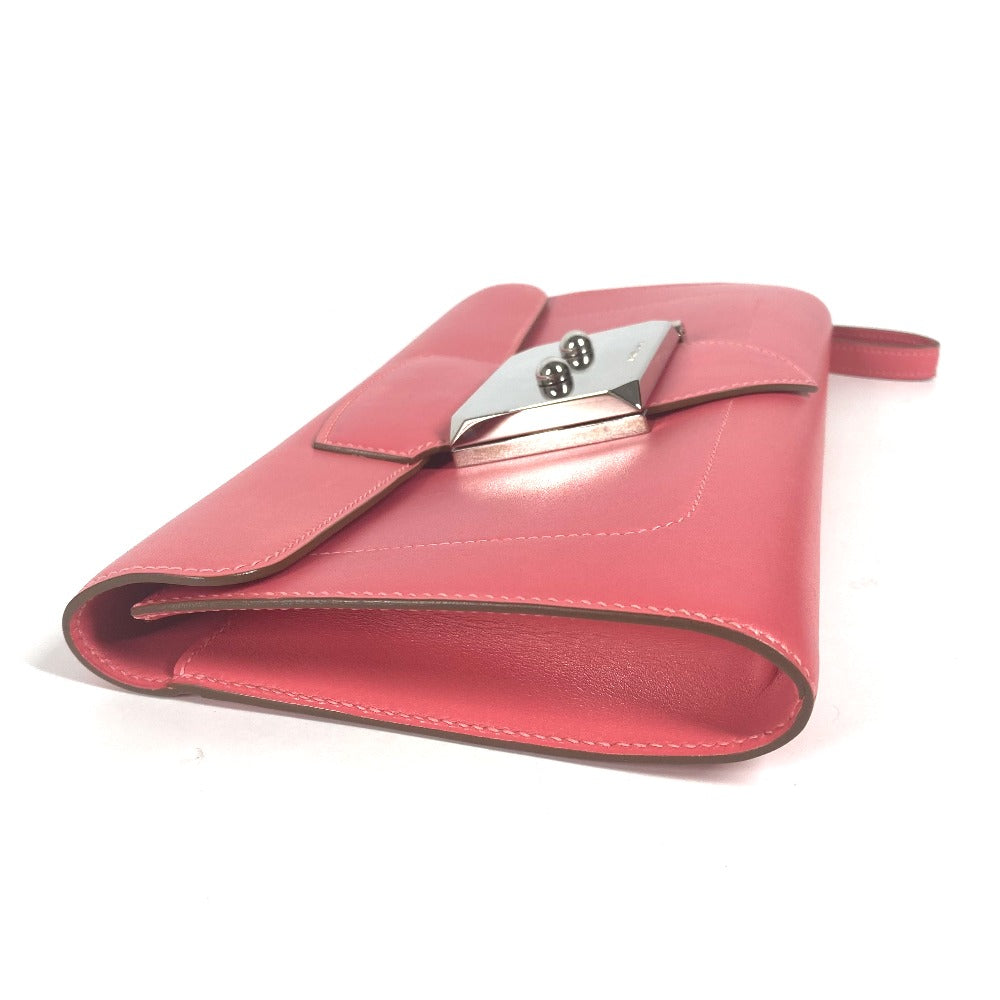 Hermes Clutch Bag Votadelakt Sac Clutch Good Lock Women Leather Pink