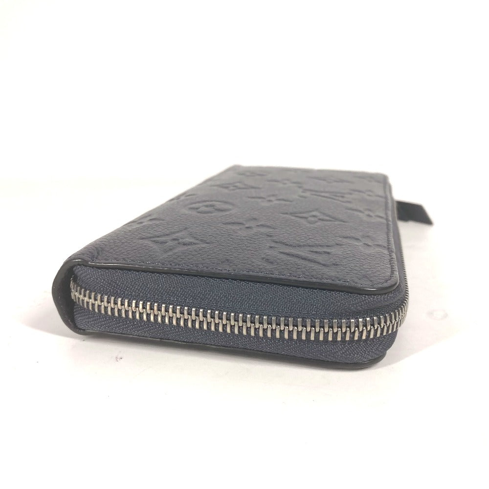 Louis Vuitton Long Purse M80958 Ann Platt Monogram Leather Blue Wallet Case