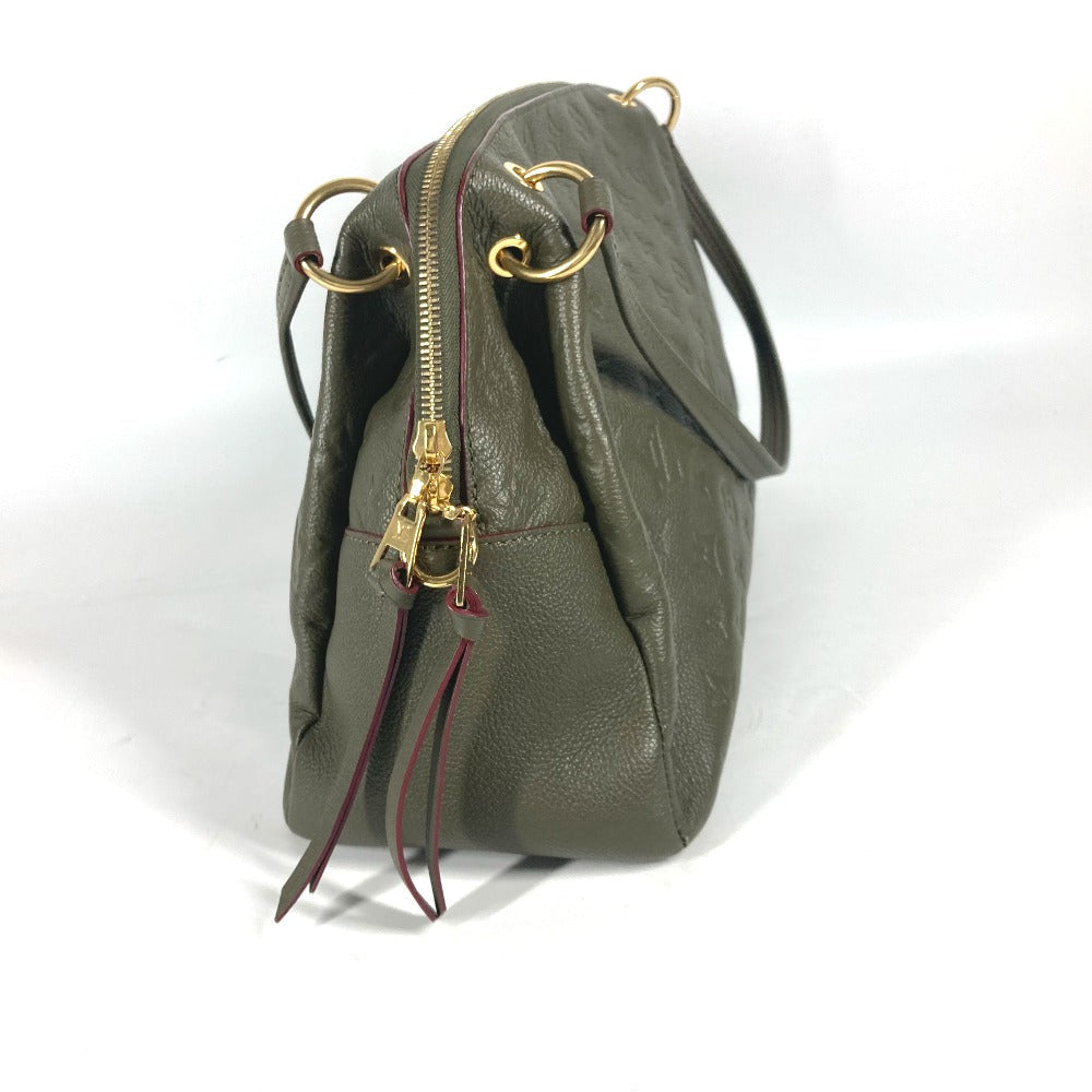 Louis Vuitton M43669 Ann Platt Ann Platt Monogram Leather Khaki Shoulder Bag