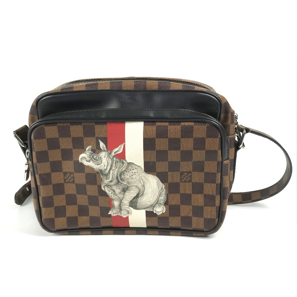 Louis Vuitton N42704 Damier Dinos Chapman Canvas Brown Shoulder Bag