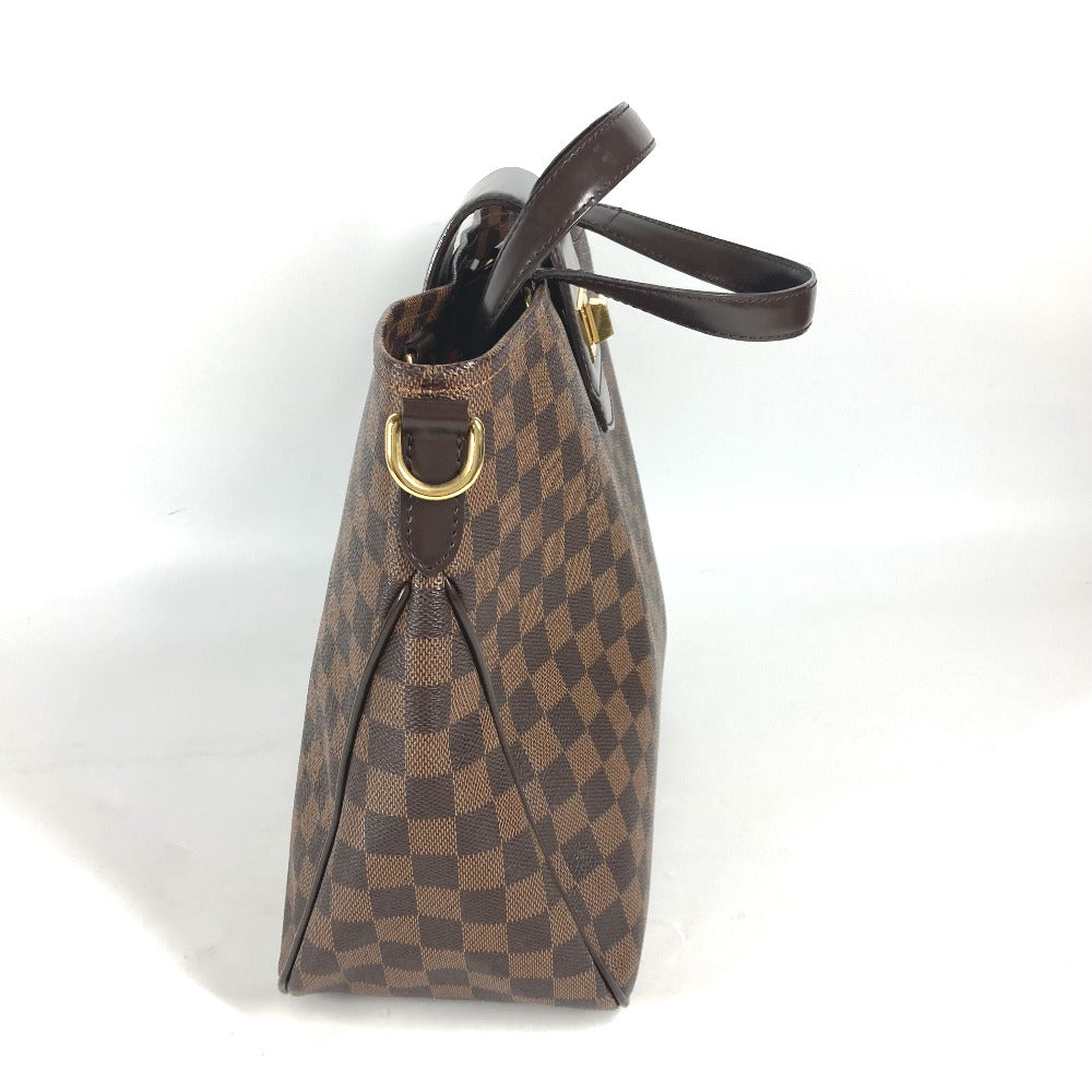 Louis Vuitton N41177 Damier Hippopotamus roseberry Canvas Brown Tote Bag