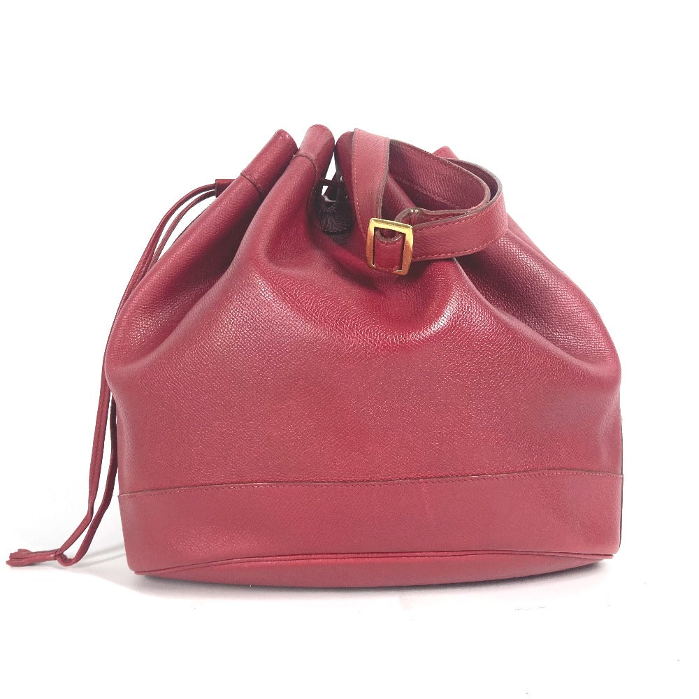 Hermes Shoulder Bag Courchevel Crossbody Market Gm Women Red