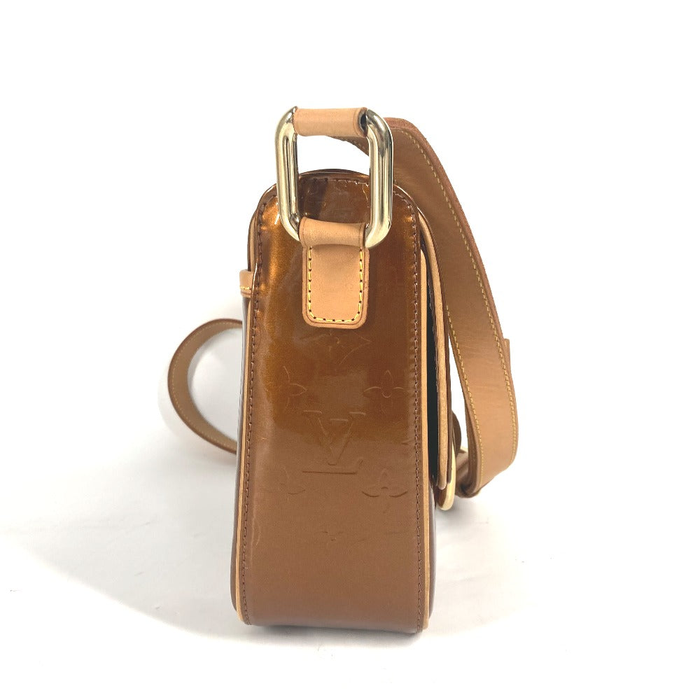 Louis Vuitton M91107 Vernis Christie GM Monogram Canvas Brown Shoulder Bag