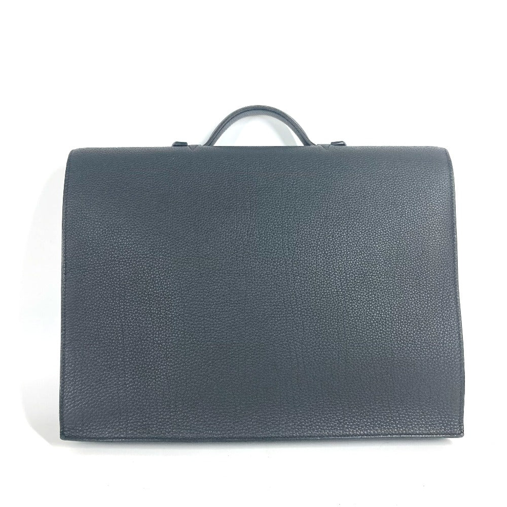 Hermes Business Bag Togo Briefcase Sac Adepeche Mens Black Travel Bag