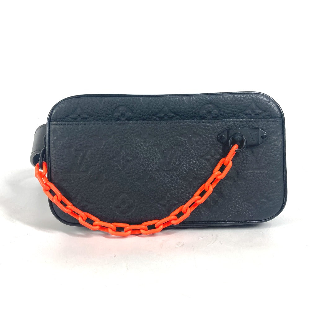Louis Vuitton Waist M53550 Sling Pochette Volga Leather Black Crossbody Bag
