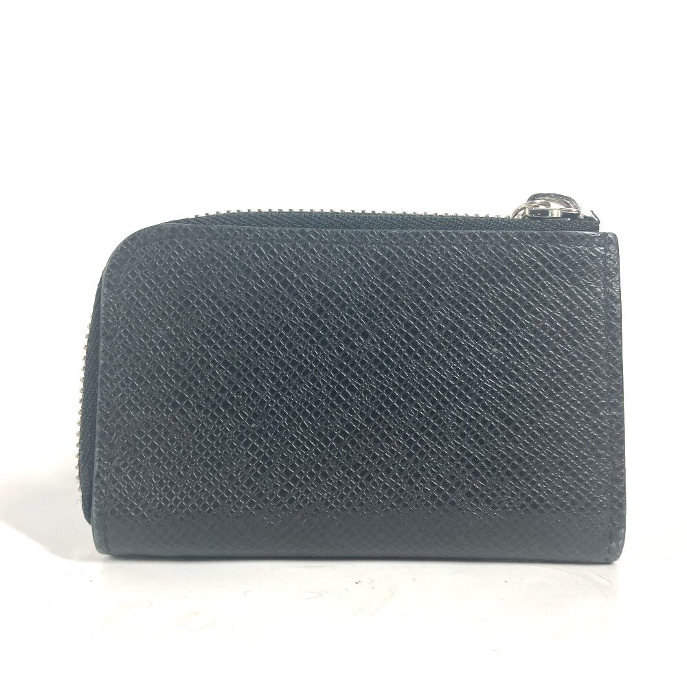 Louis Vuitton Coin M63375 Taiga Portemonejour Leather Black Handbag