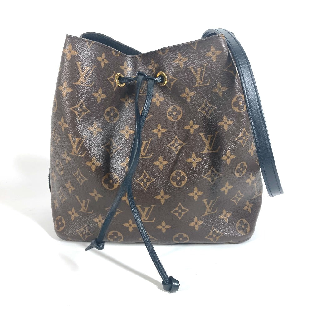 Louis Vuitton M44020 Neonoe Monogram Canvas Black Shoulder Bag