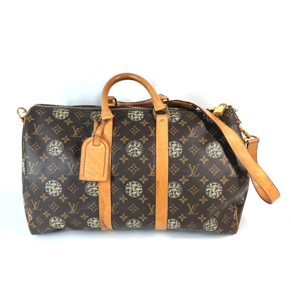 Louis Vuitton Boston Duffel Christopher Nemeth collaboration Monogram Canvas Brown Travel Bag