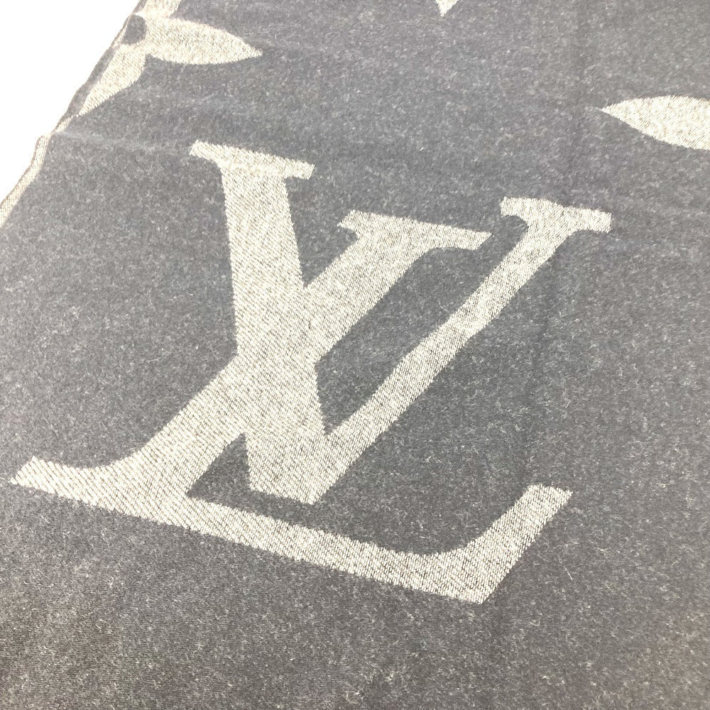 Louis Vuitton Scarf M77950 cashmere Giant Muffler Monogram Navy