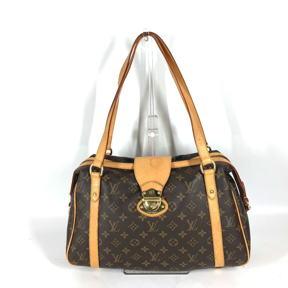 Louis Vuitton M51186 Stresa PM Monogram Canvas Brown Shoulder Bag